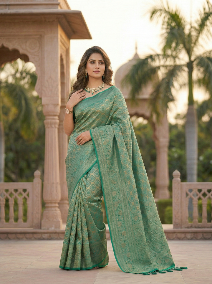 RANJANA SWAROVSKI SOUTH INDIAN SAREE