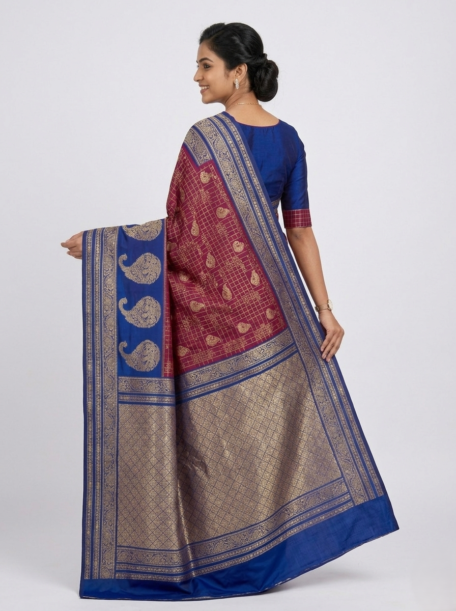 KATPADAR TISSUE SAREE D-3329