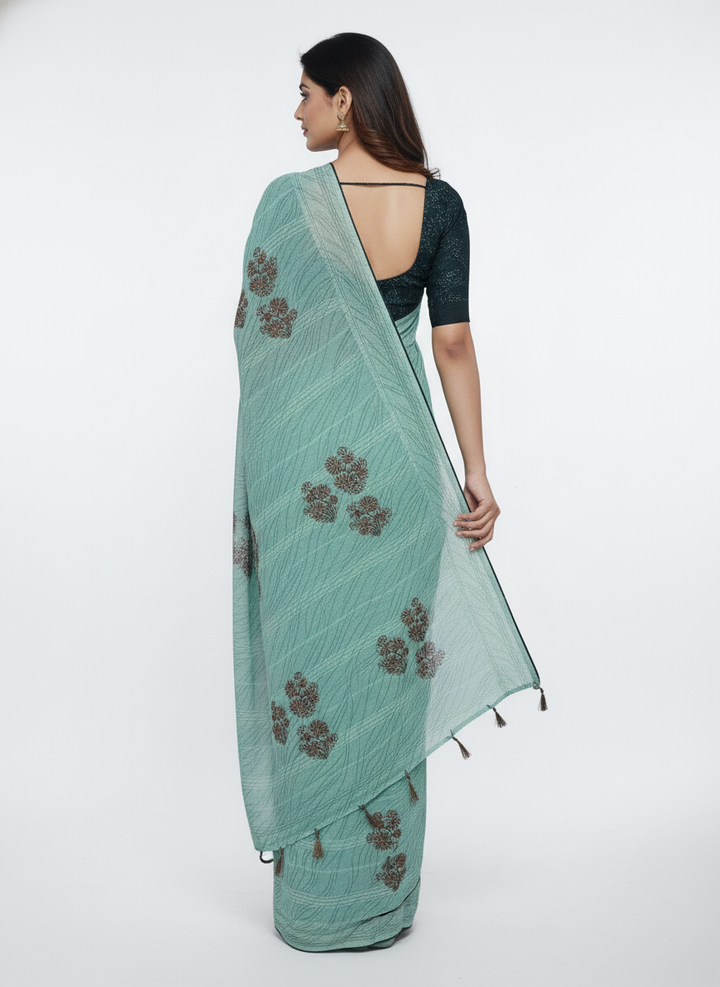 KALAM KARI PRINTED SAREE