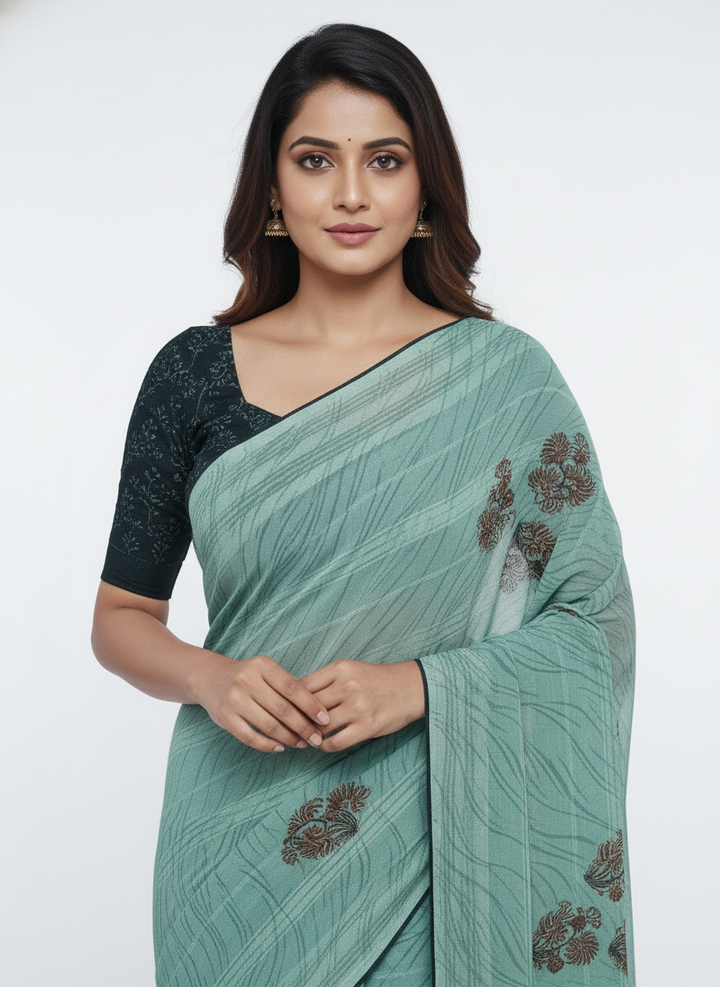 KALAM KARI PRINTED SAREE