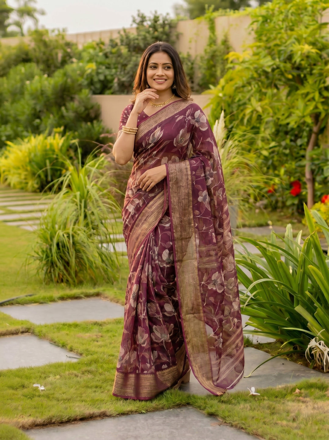 Ink & Elegance Saree