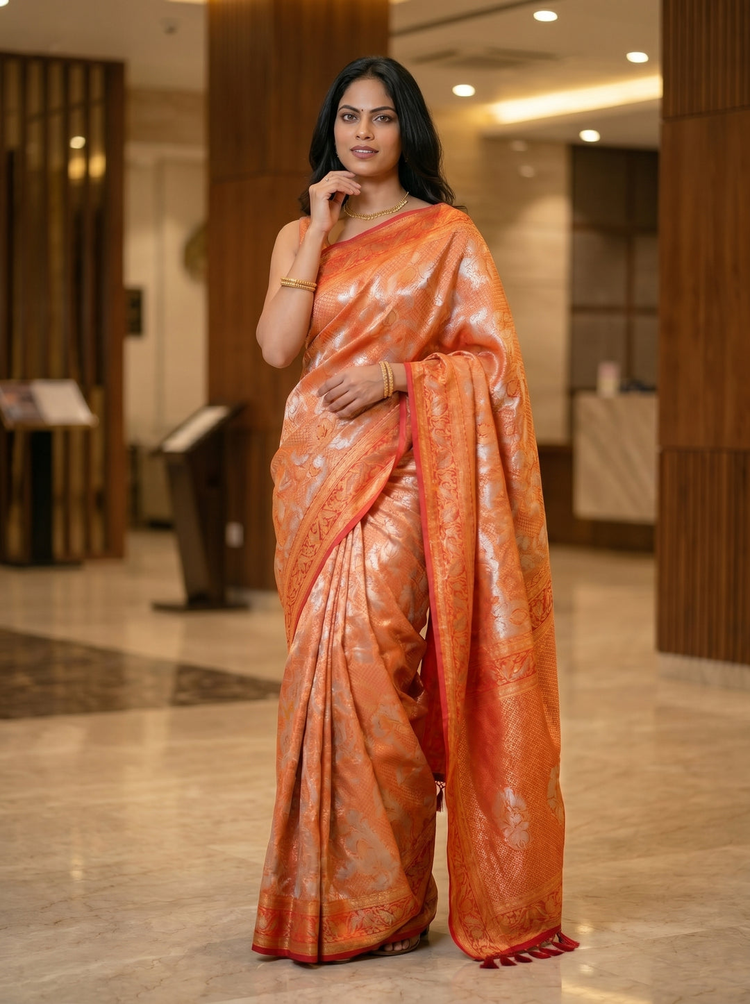 GT SWAROVSKI SOUTH INDIAN SAREE
