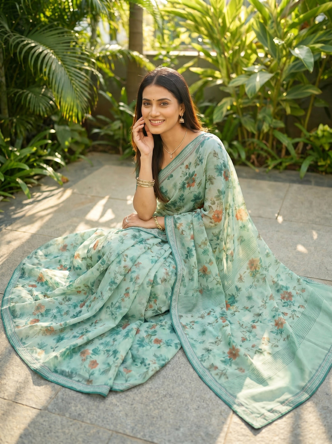 Serene Silhouettes Saree