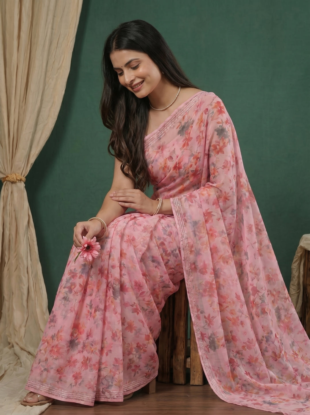 Serene Silhouettes Saree