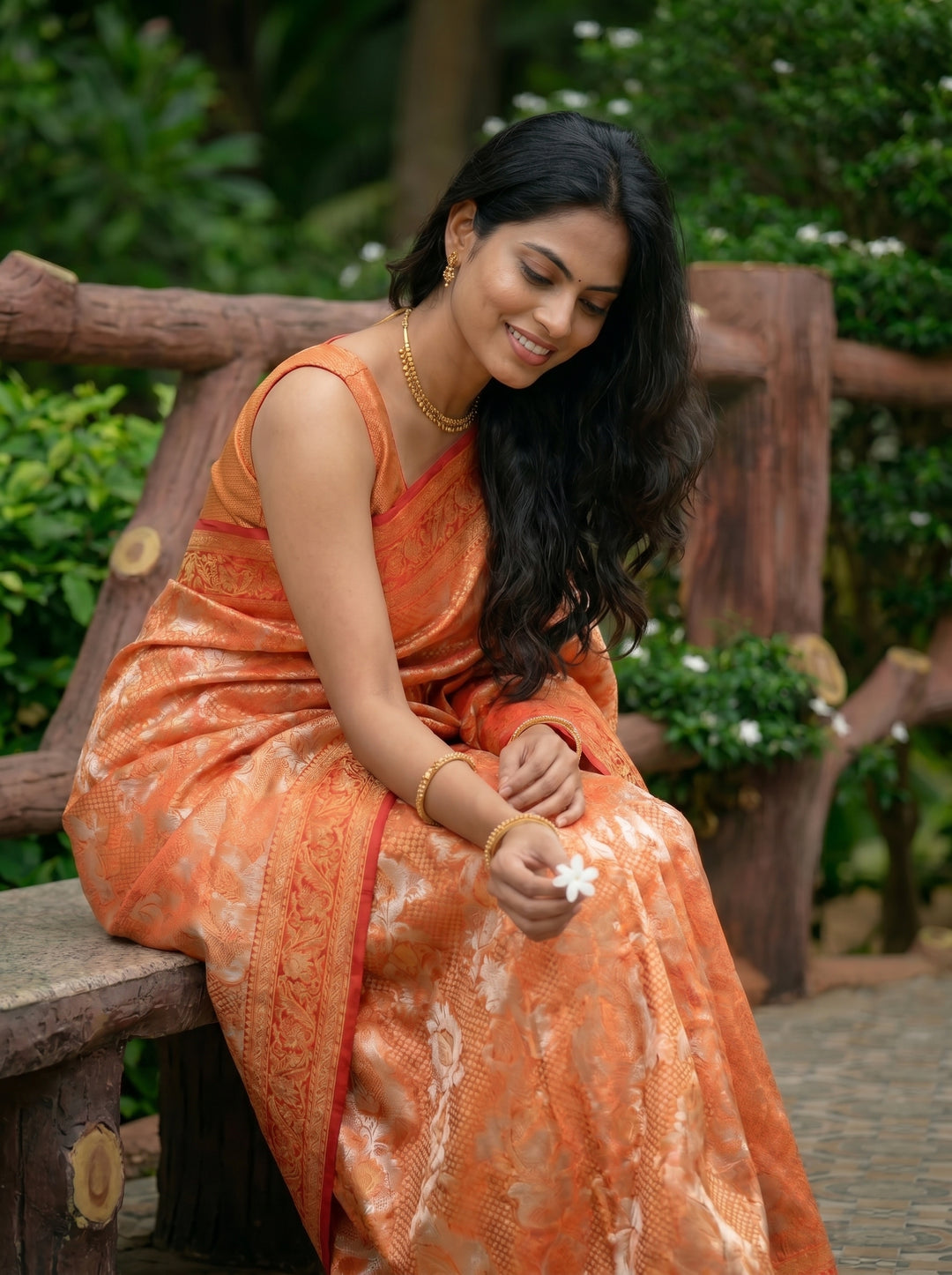 GT SWAROVSKI SOUTH INDIAN SAREE