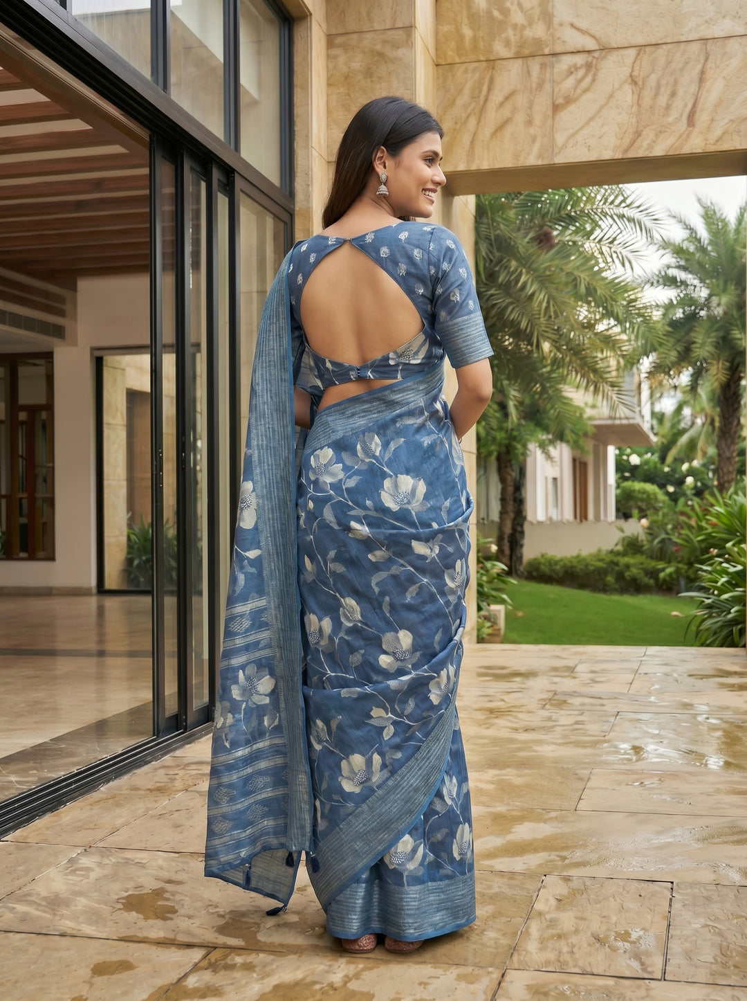 Ink & Elegance Saree