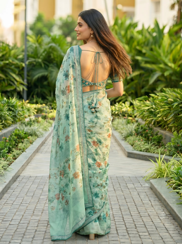 Serene Silhouettes Saree