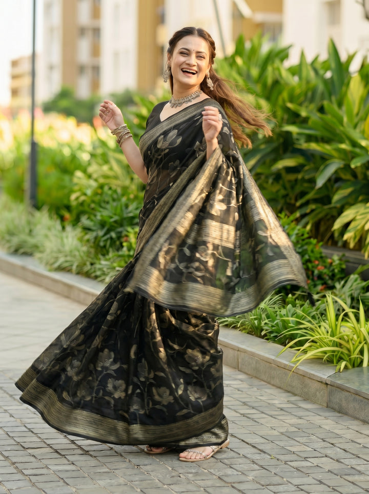 Ink & Elegance Saree