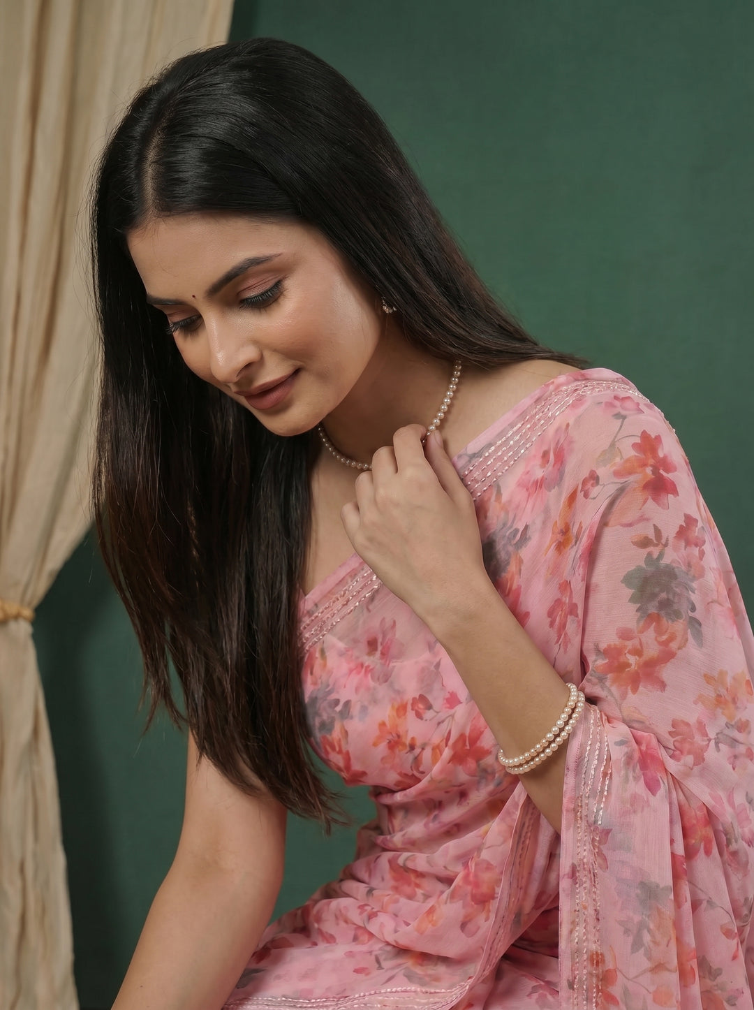 Serene Silhouettes Saree