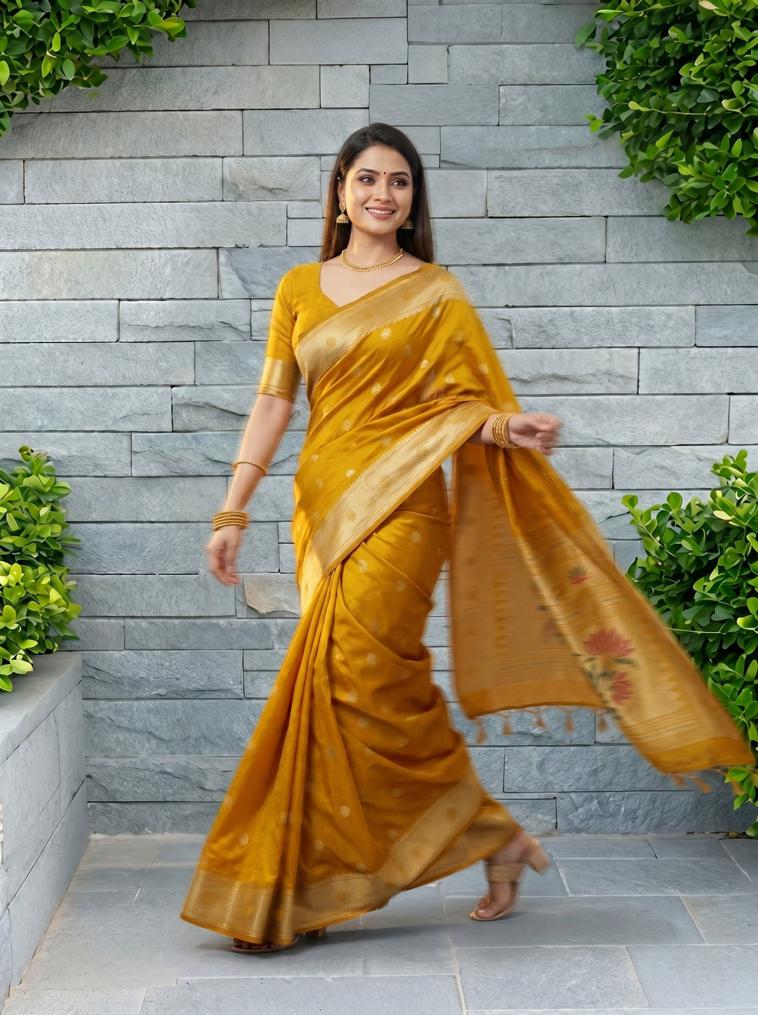 Rajhani Silk Lotus Saree