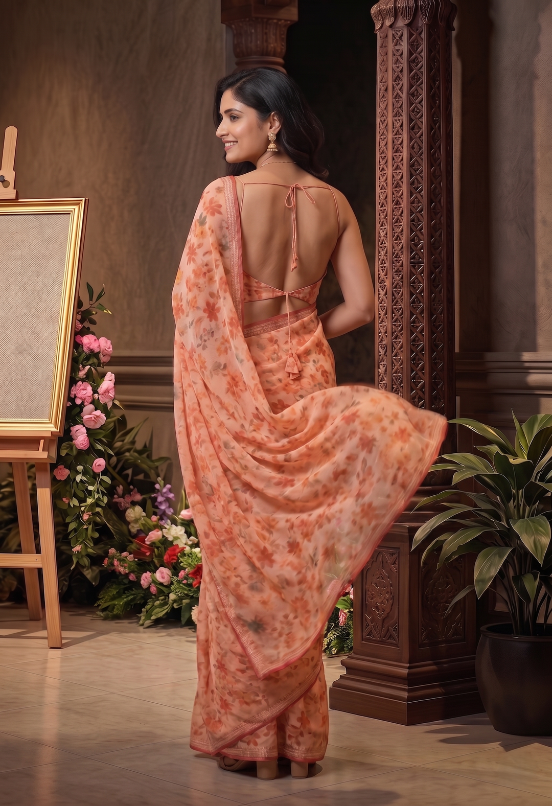 Serene Silhouettes Saree