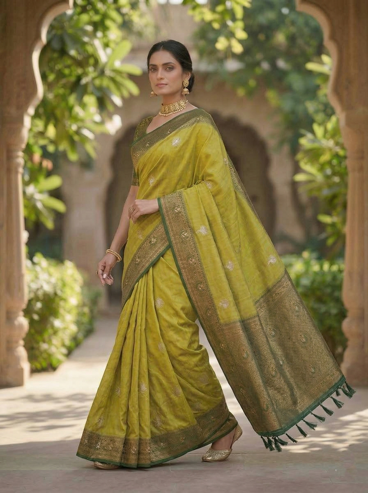 GANAGA SWAROVSKI KATPADAR SAREE