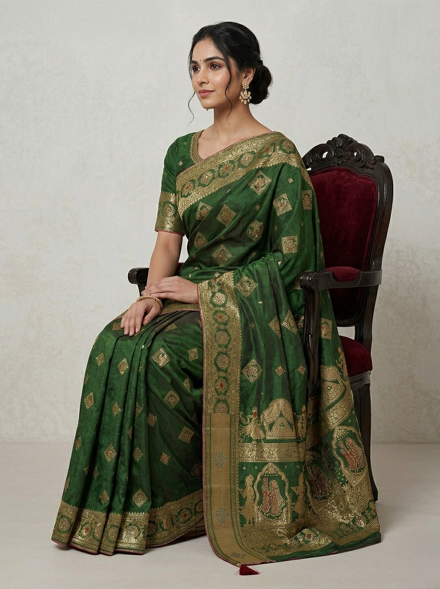SOFT SILK DESIGNER SAREE