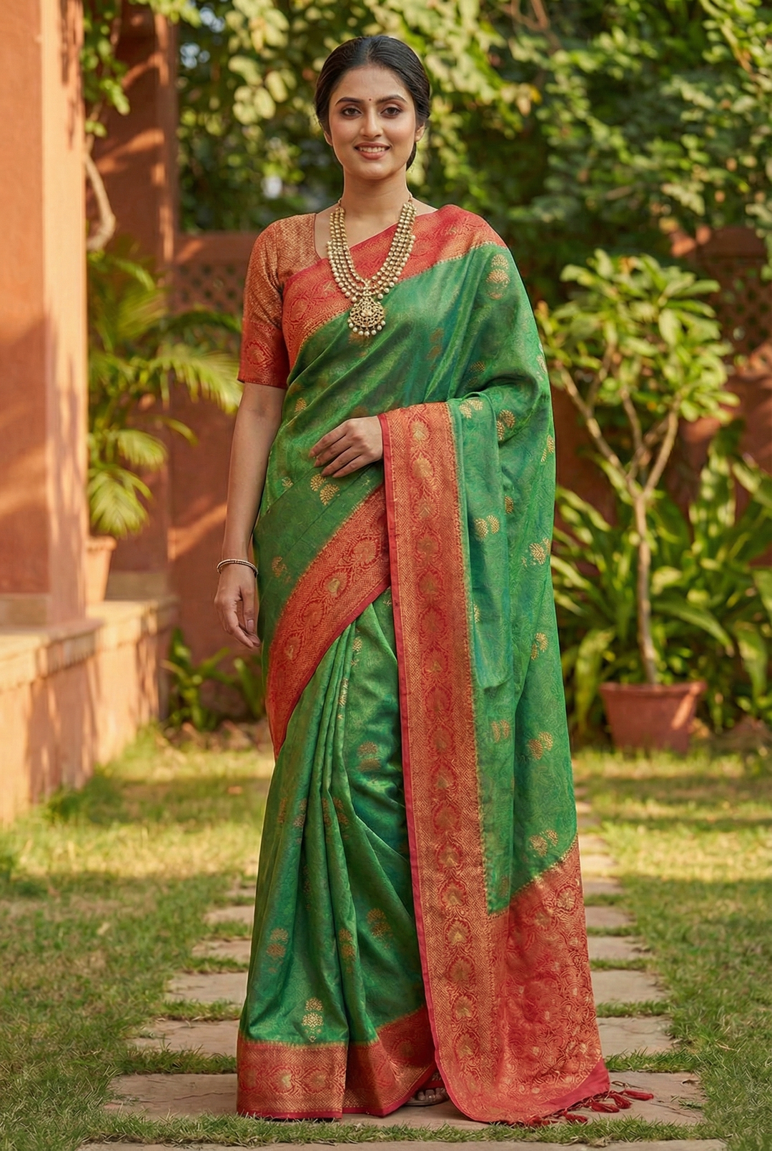 MILLENNIUM SWAROVSKI KATPADAR SAREE