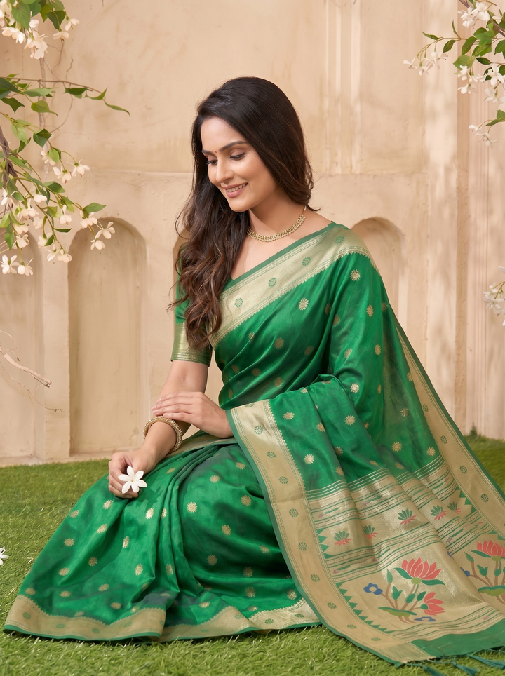 Rajhani Silk Lotus Saree