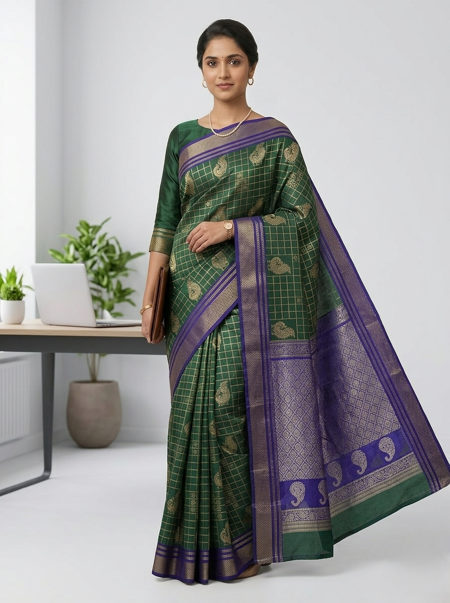 KATPADAR TISSUE SAREE D-750