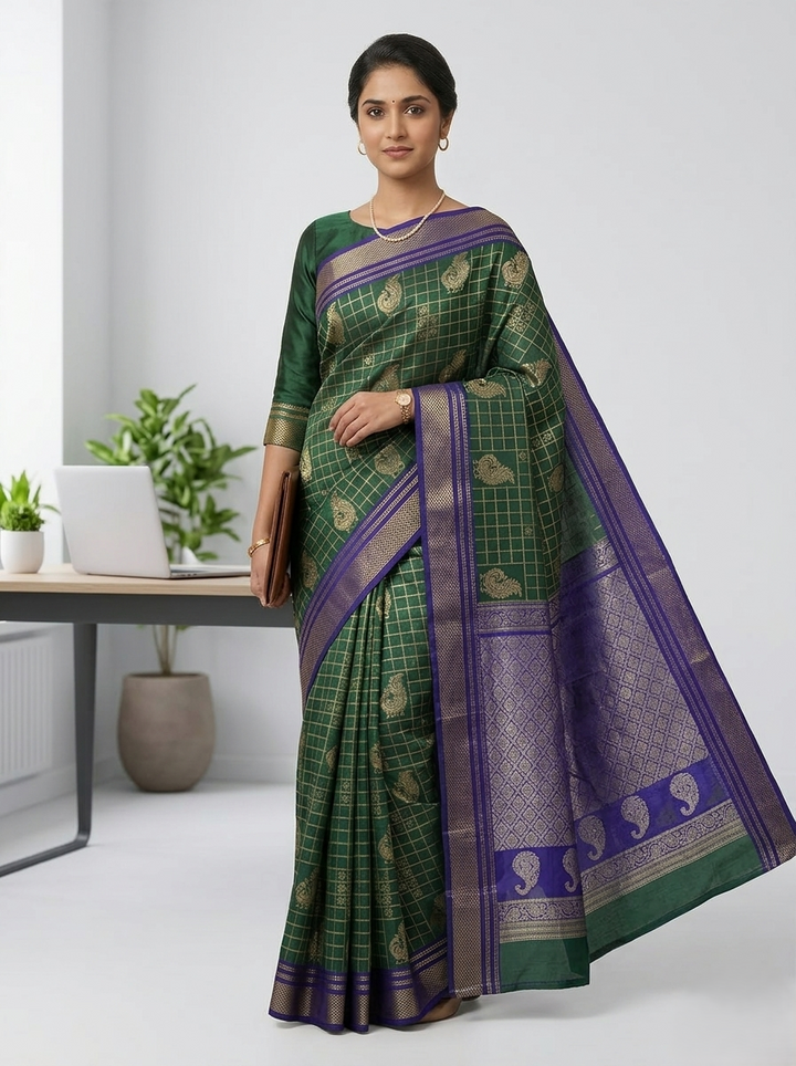 KATPADAR TISSUE SAREE D-750