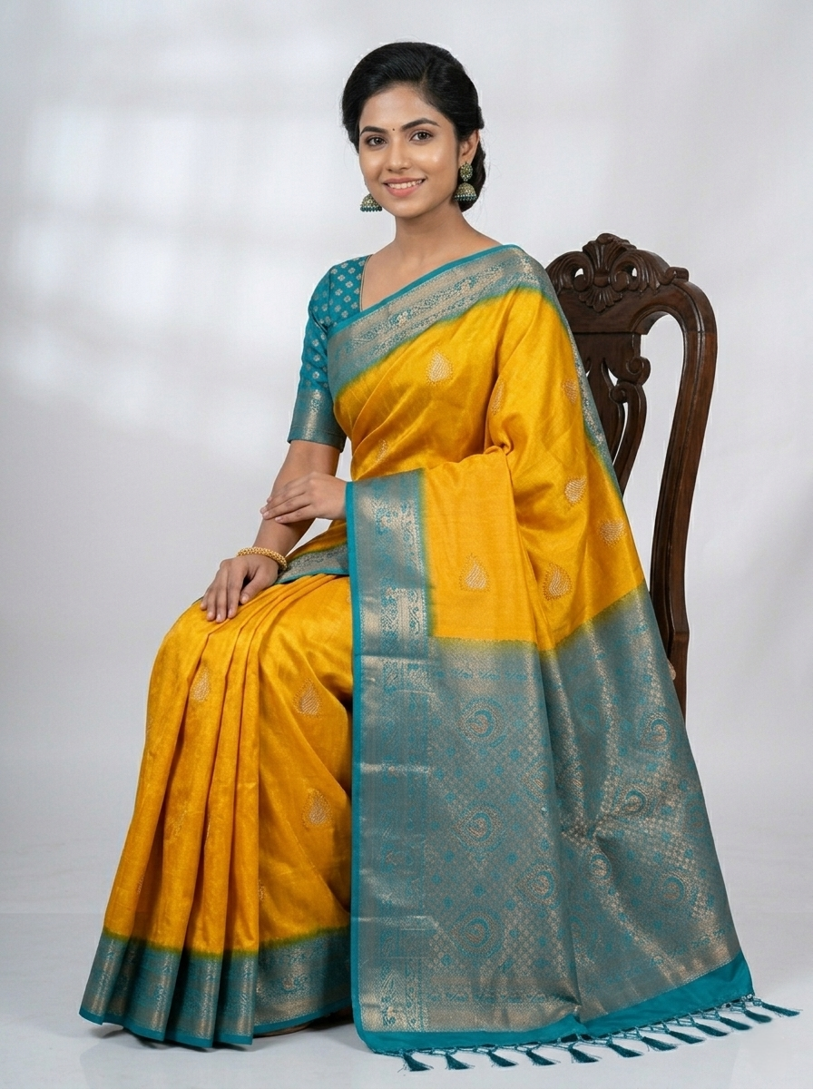 GANAGA SWAROVSKI WORK SAREE 1111