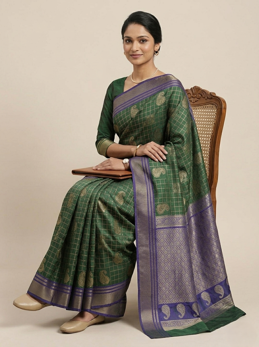 KATPADAR TISSUE SAREE D-750