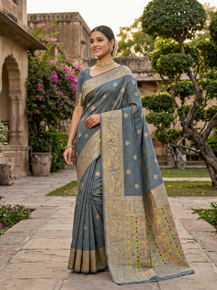 MADHURIMA RICH PALLU COTTON SAREE 0033