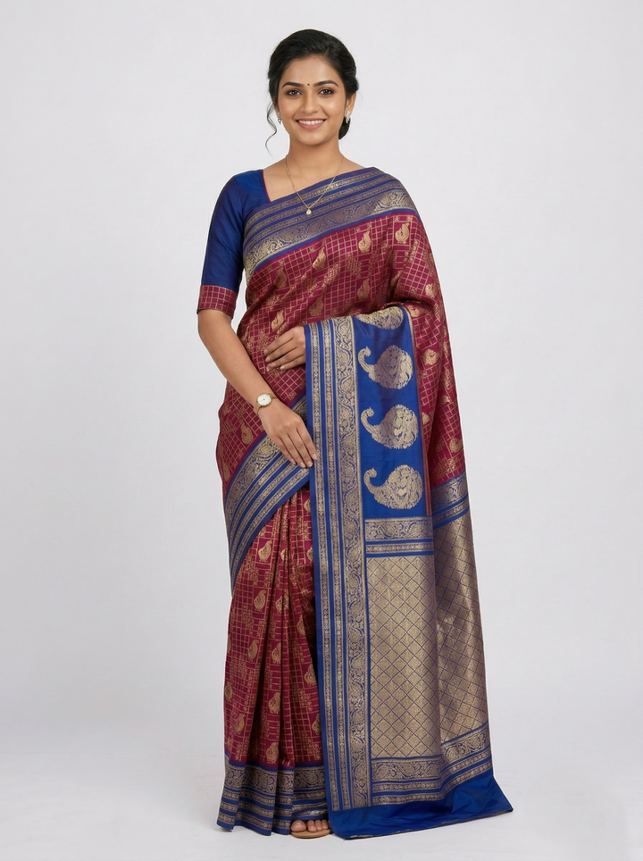 KATPADAR TISSUE SAREE D-3329
