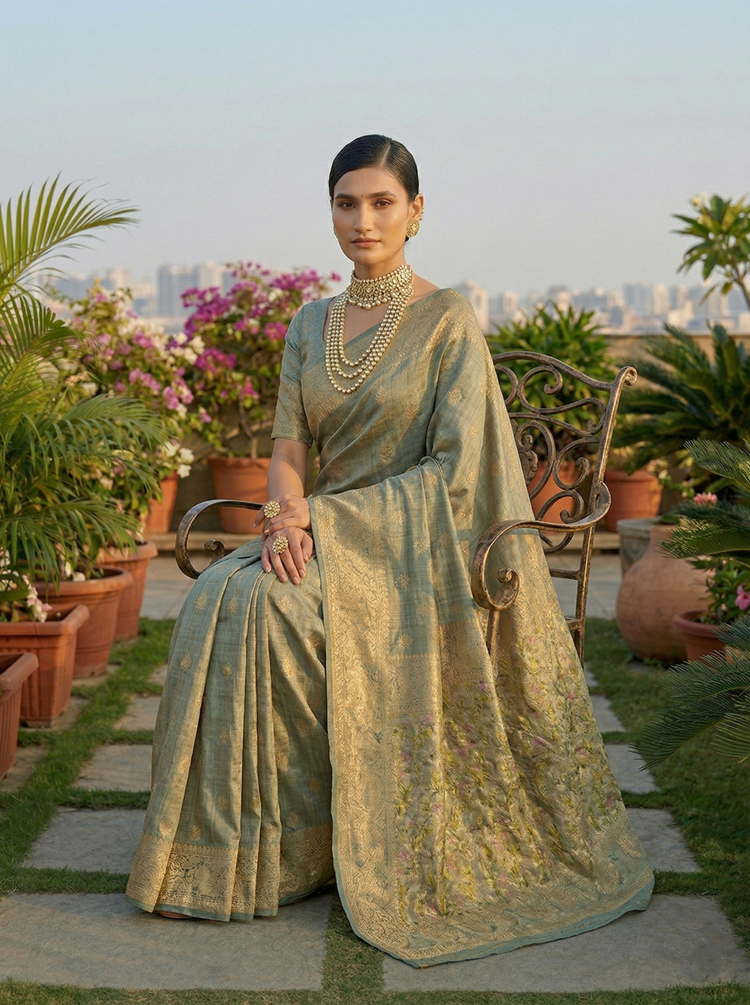 MADHURIMA RICH PALLU COTTON SAREE 0033