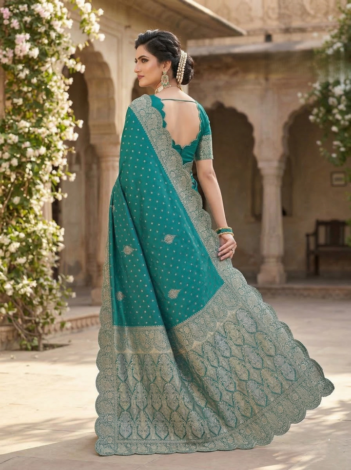 KESARIYA SOUTH INDIAN SAREE
