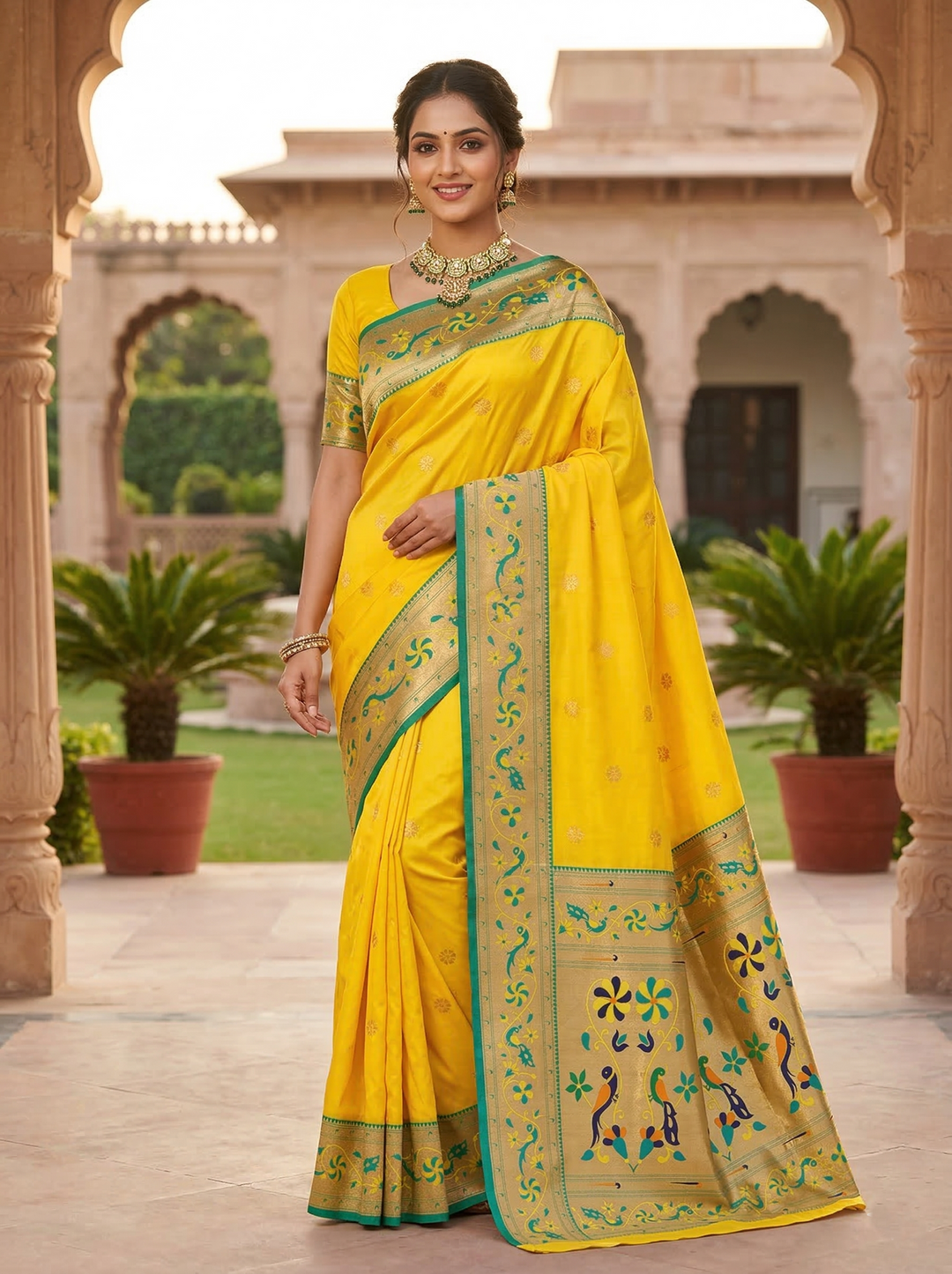 JULAHAA KATPADAR PAITHANI SAREE
