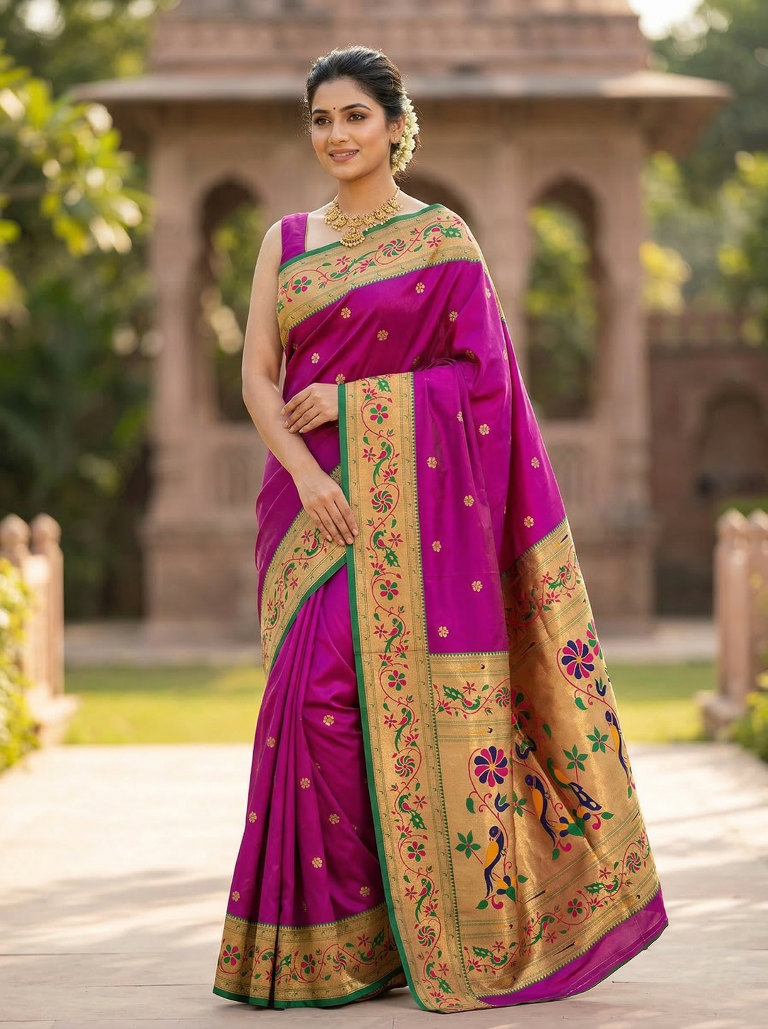 JULAHAA KATPADAR PAITHANI SAREE