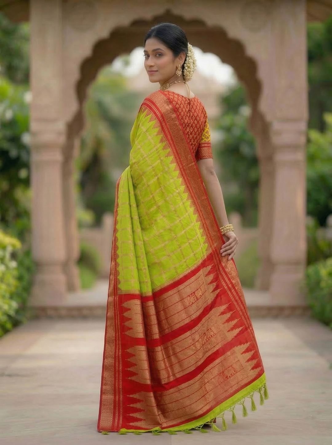 TISSUE KATPADAR SAREE D-3292