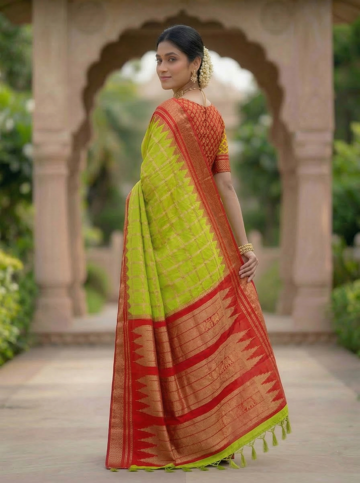 TISSUE KATPADAR SAREE D-3292