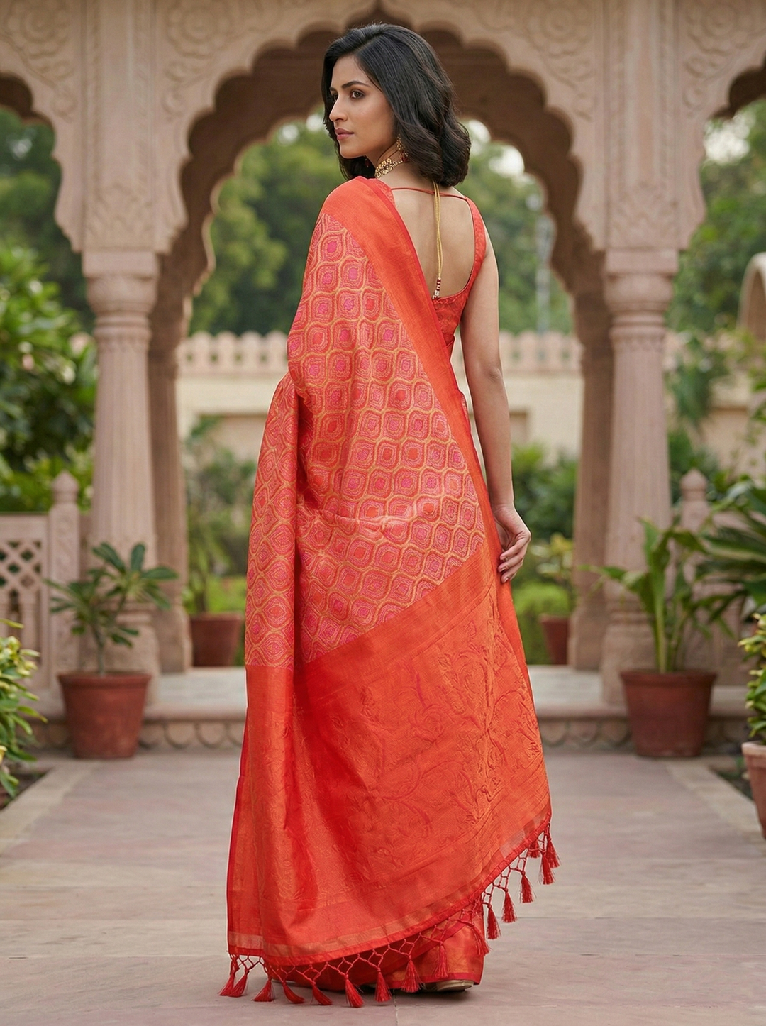 RANJANA SWAROVSKI SOUTH INDIAN SAREE 2258