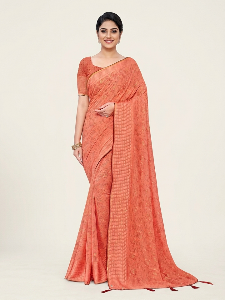 MALTI DAIMOND PRINTED SAREE