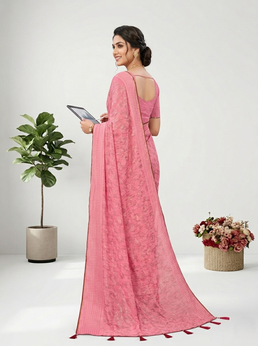 MALTI DAIMOND PRINTED SAREE