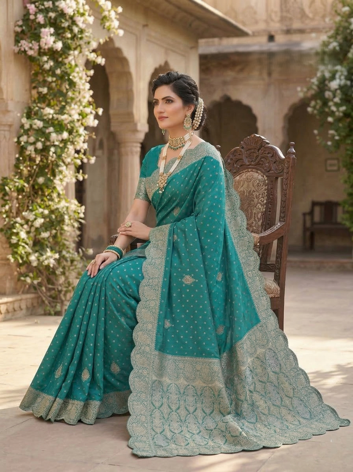 KESARIYA SOUTH INDIAN SAREE