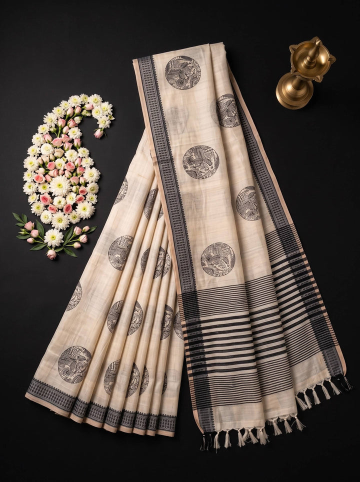 GREY OREO WARLI WEAVE