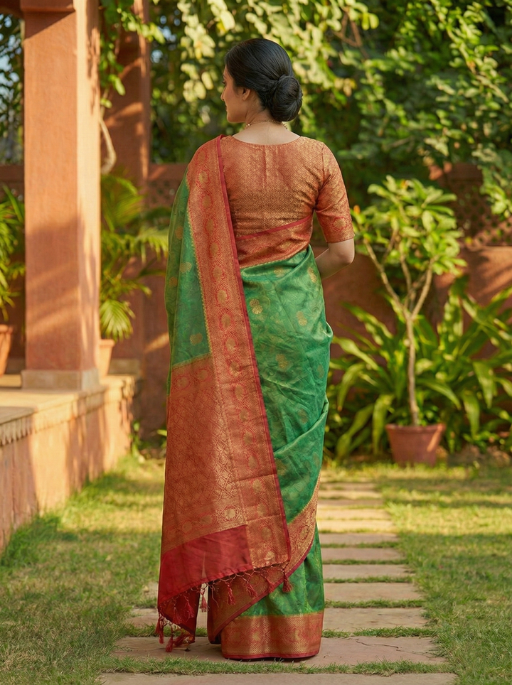 MILLENNIUM SWAROVSKI KATPADAR SAREE