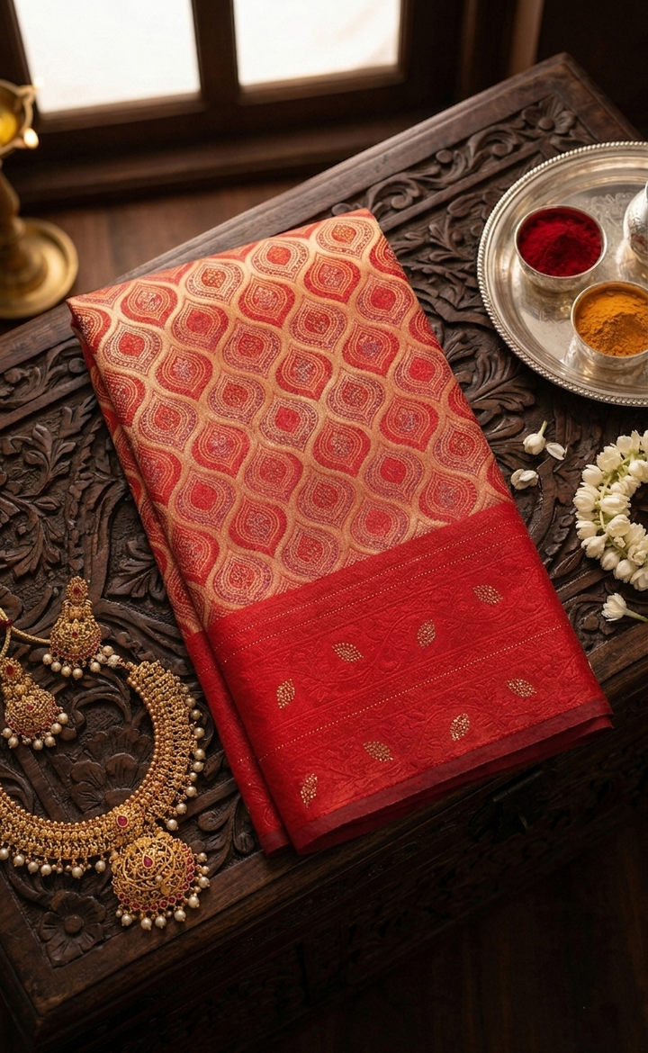RANJANA SWAROVSKI SOUTH INDIAN SAREE