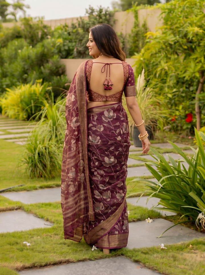 Ink & Elegance Saree