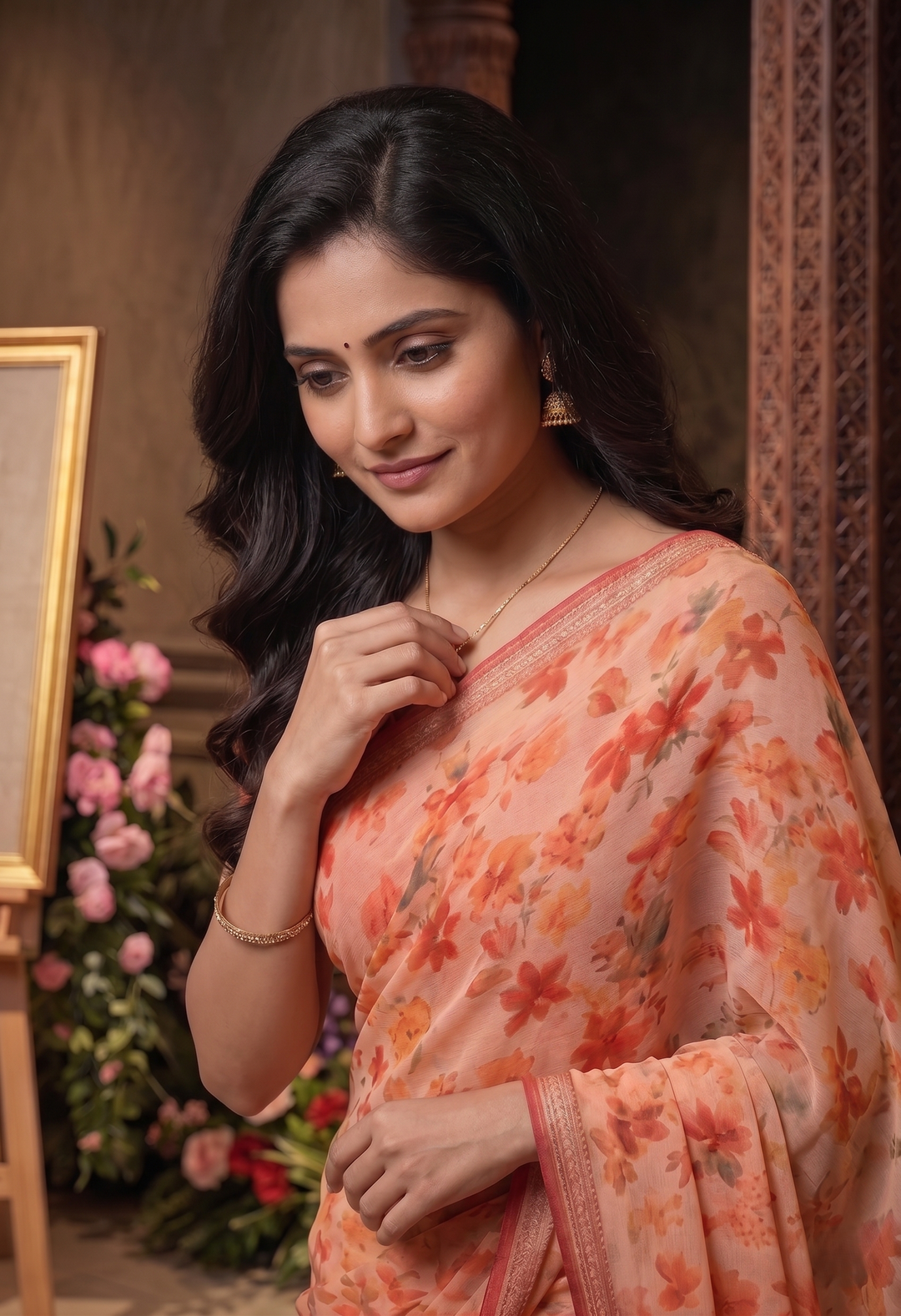 Serene Silhouettes Saree