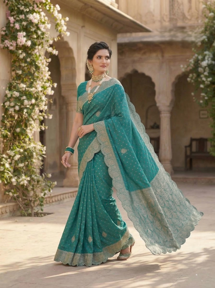 KESARIYA SOUTH INDIAN SAREE