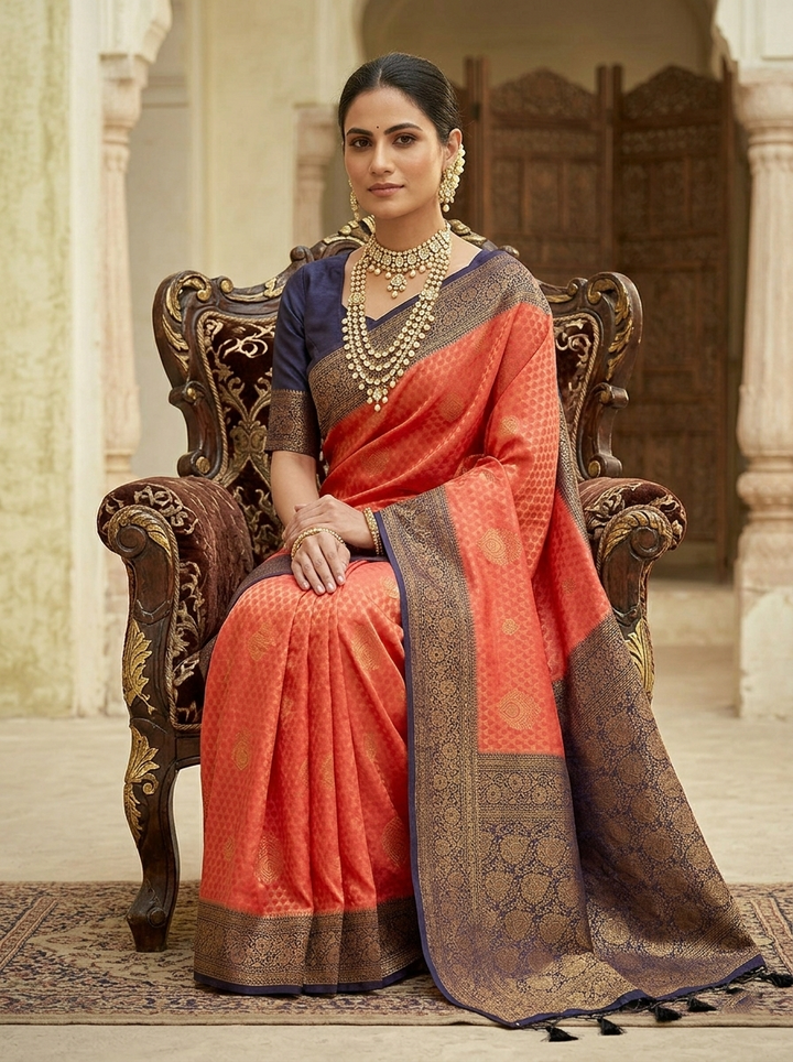 REKHA SWAROVSKI KATPADAR SAREE