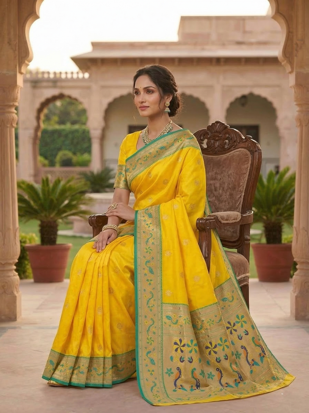 JULAHAA KATPADAR PAITHANI SAREE