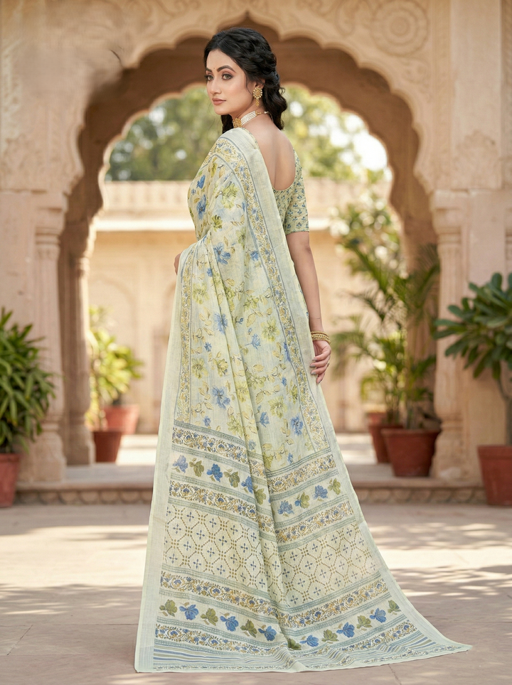GHUNGHAT PRINTED SAREE