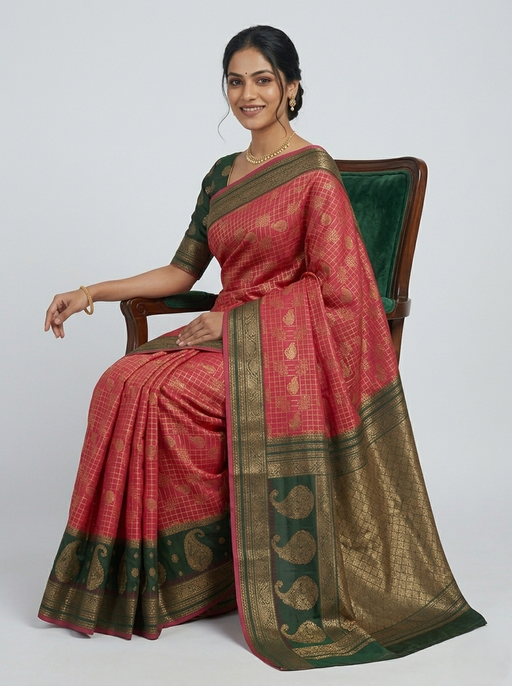 KATPADAR TISSUE SAREE D-750