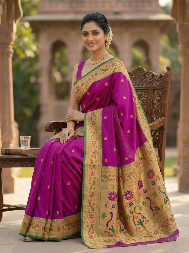 JULAHAA KATPADAR PAITHANI SAREE