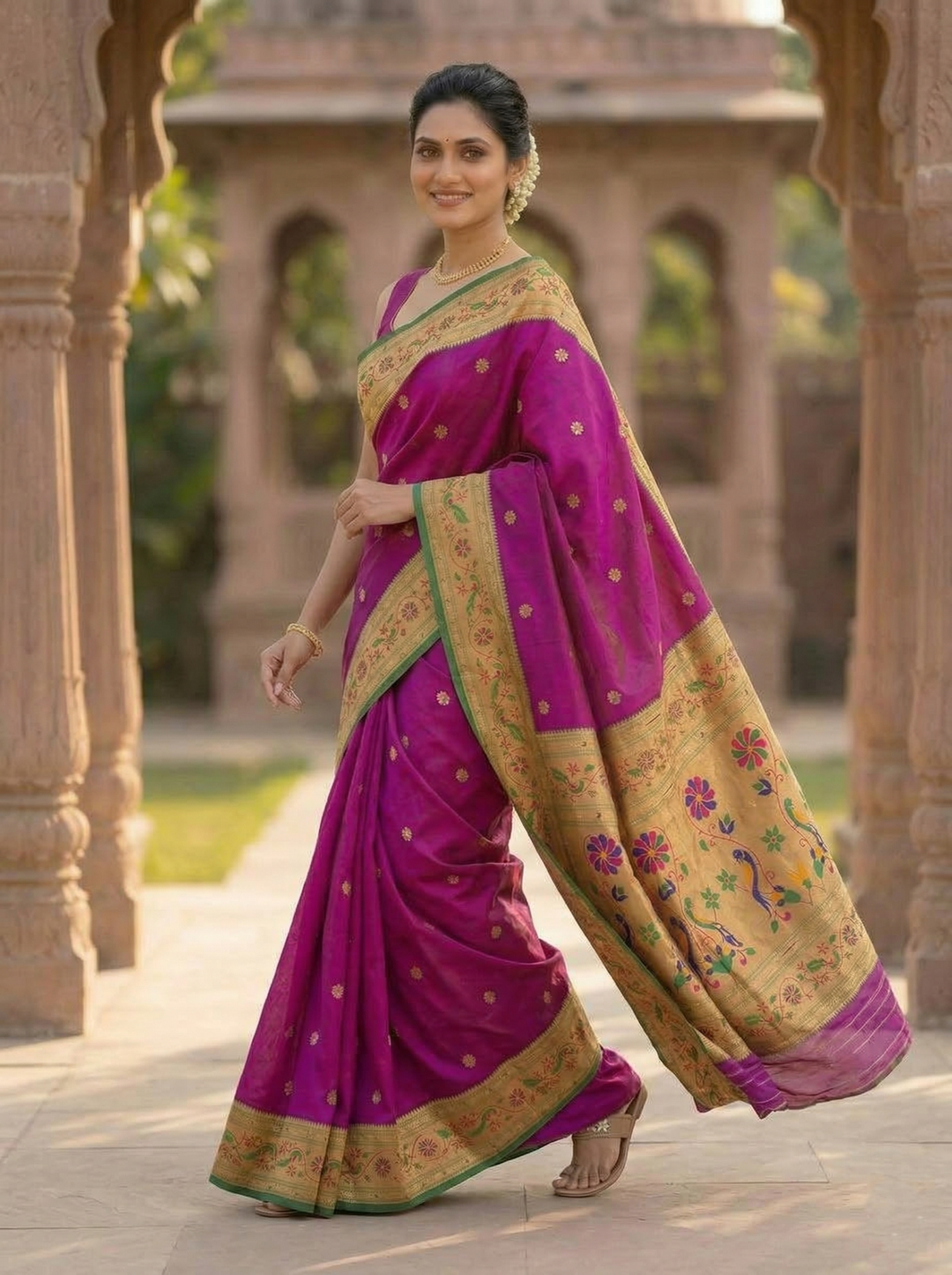 JULAHAA KATPADAR PAITHANI SAREE