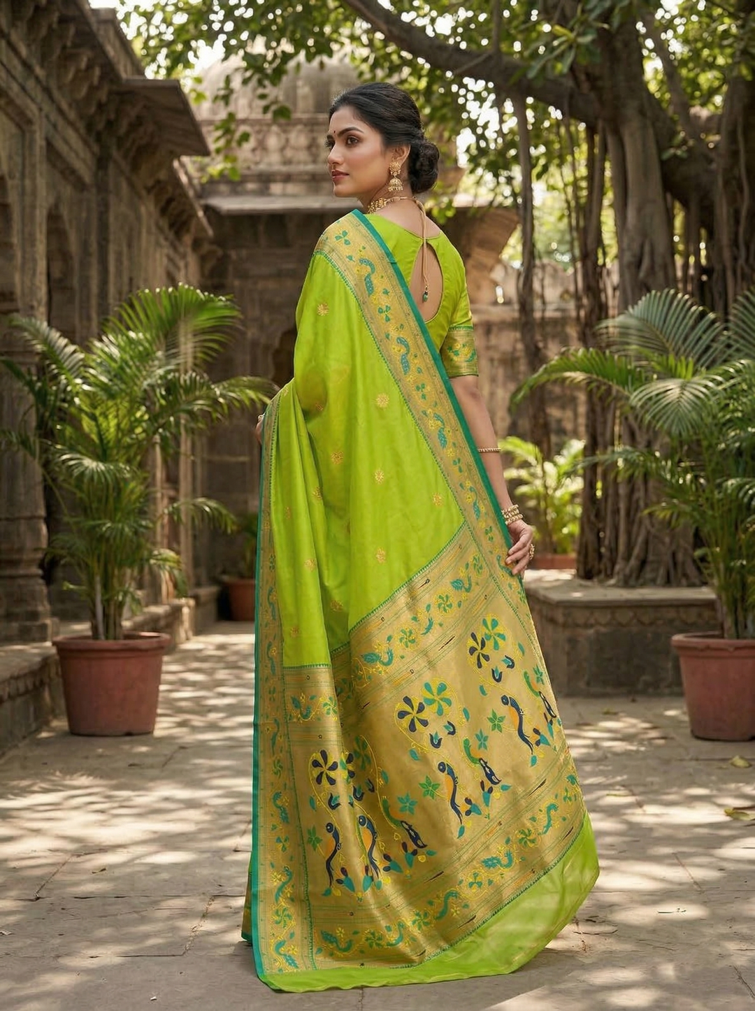 JULAHAA KATPADAR PAITHANI SAREE