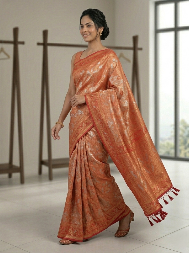 GT SWAROVSKI SOUTH INDIAN SAREE