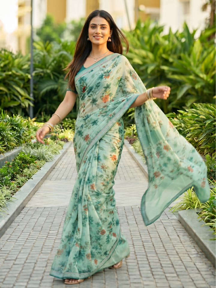 Serene Silhouettes Saree